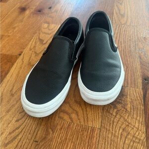 Black Slip-On Vans Shoes